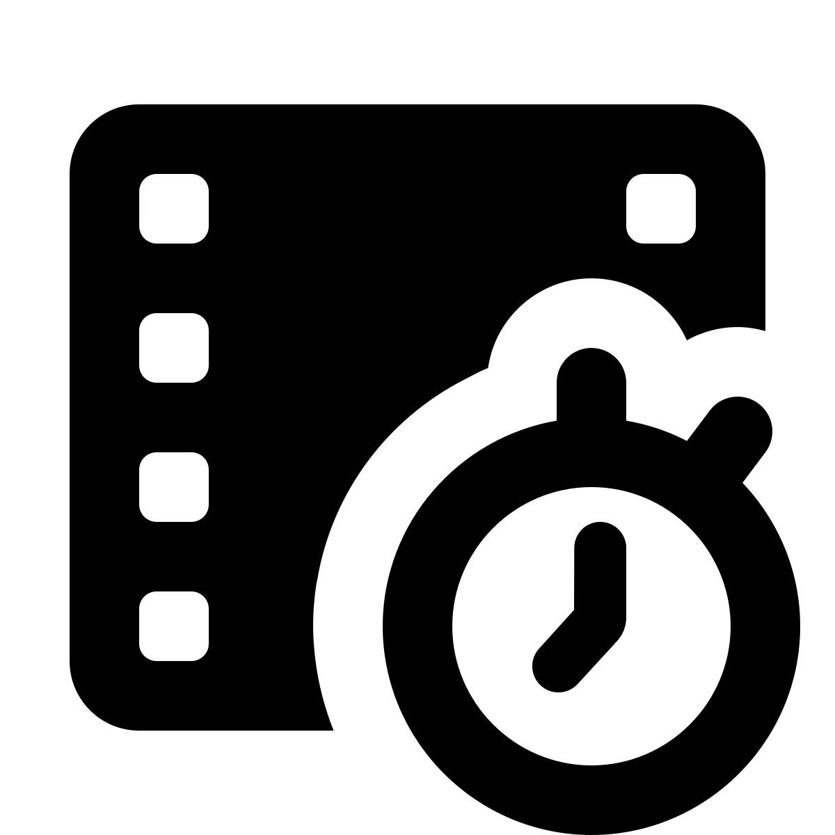 material rounded style timecode icon