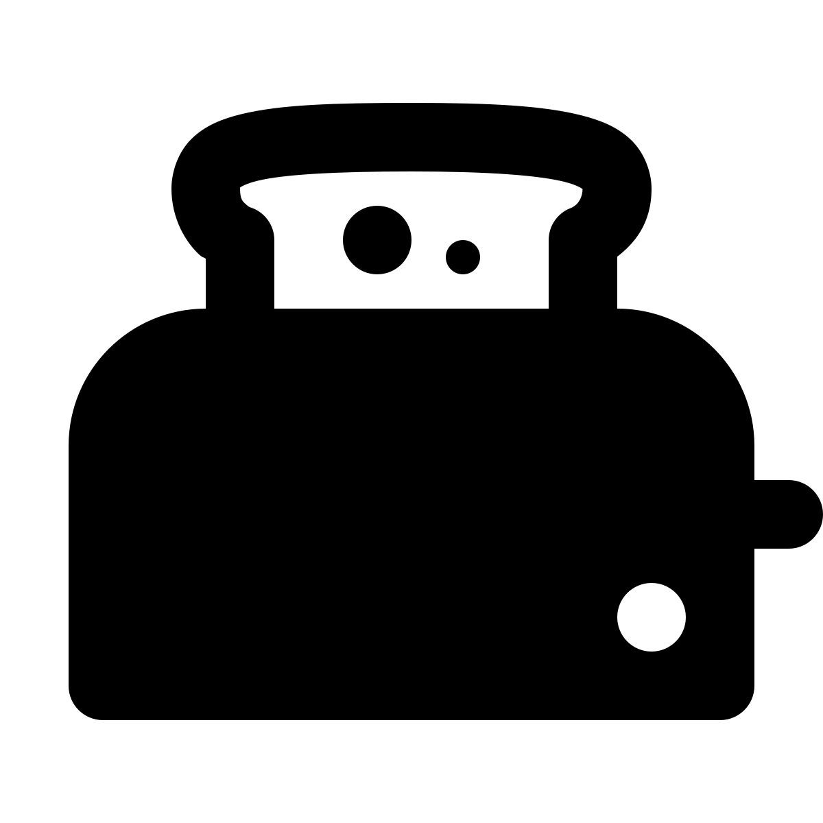 material rounded style toaster icon