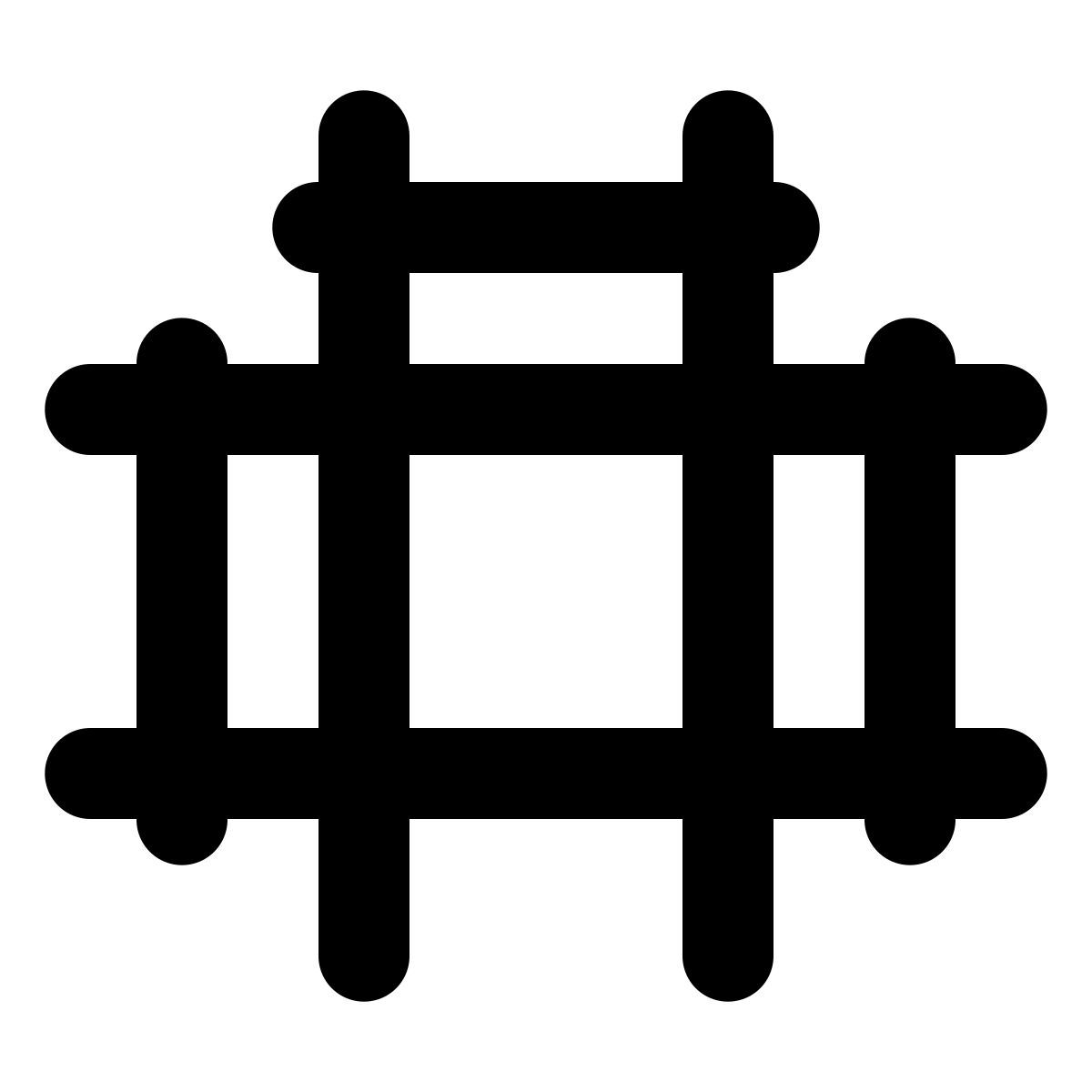 material rounded style 교차로를 추적 icon