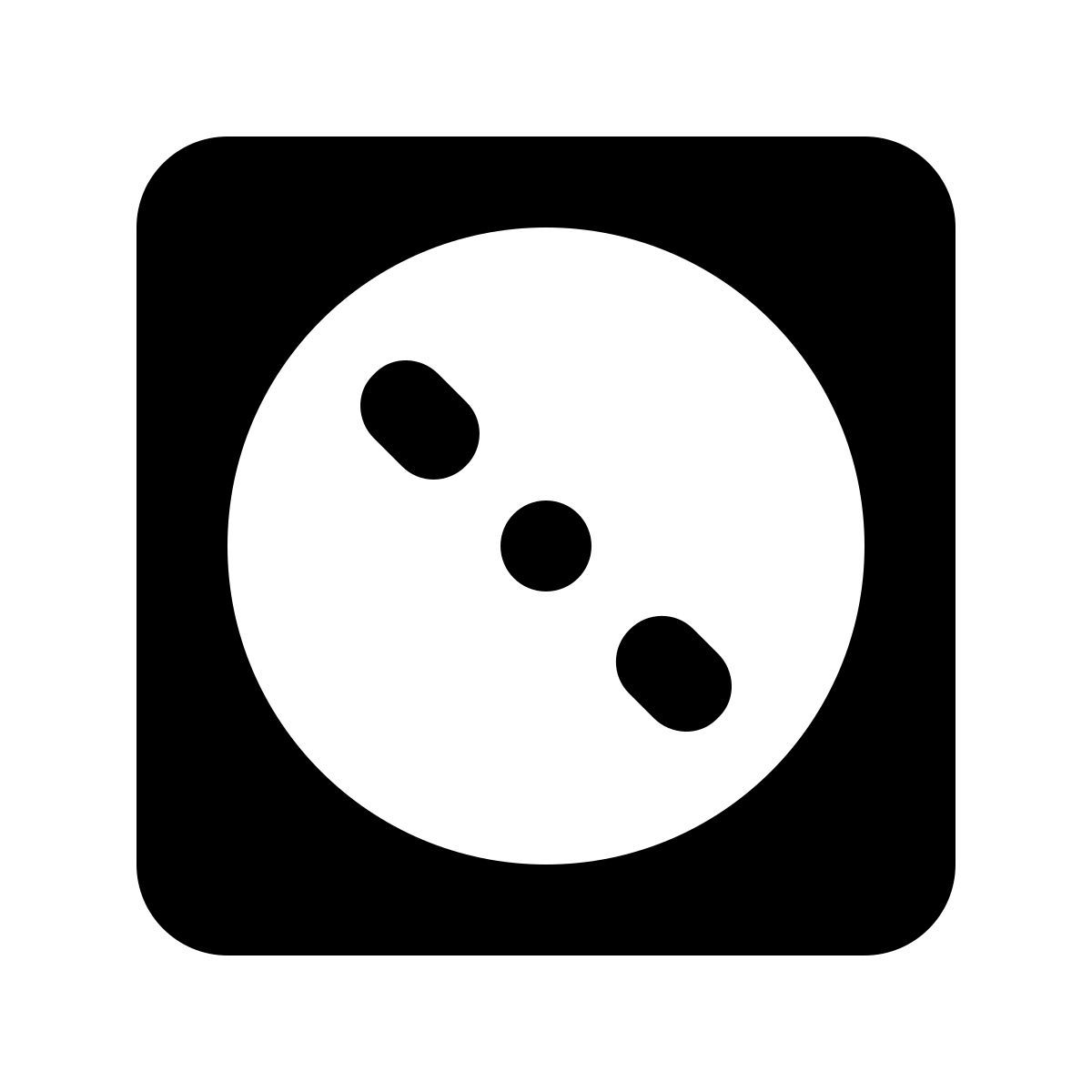 material rounded style disco compacto icon