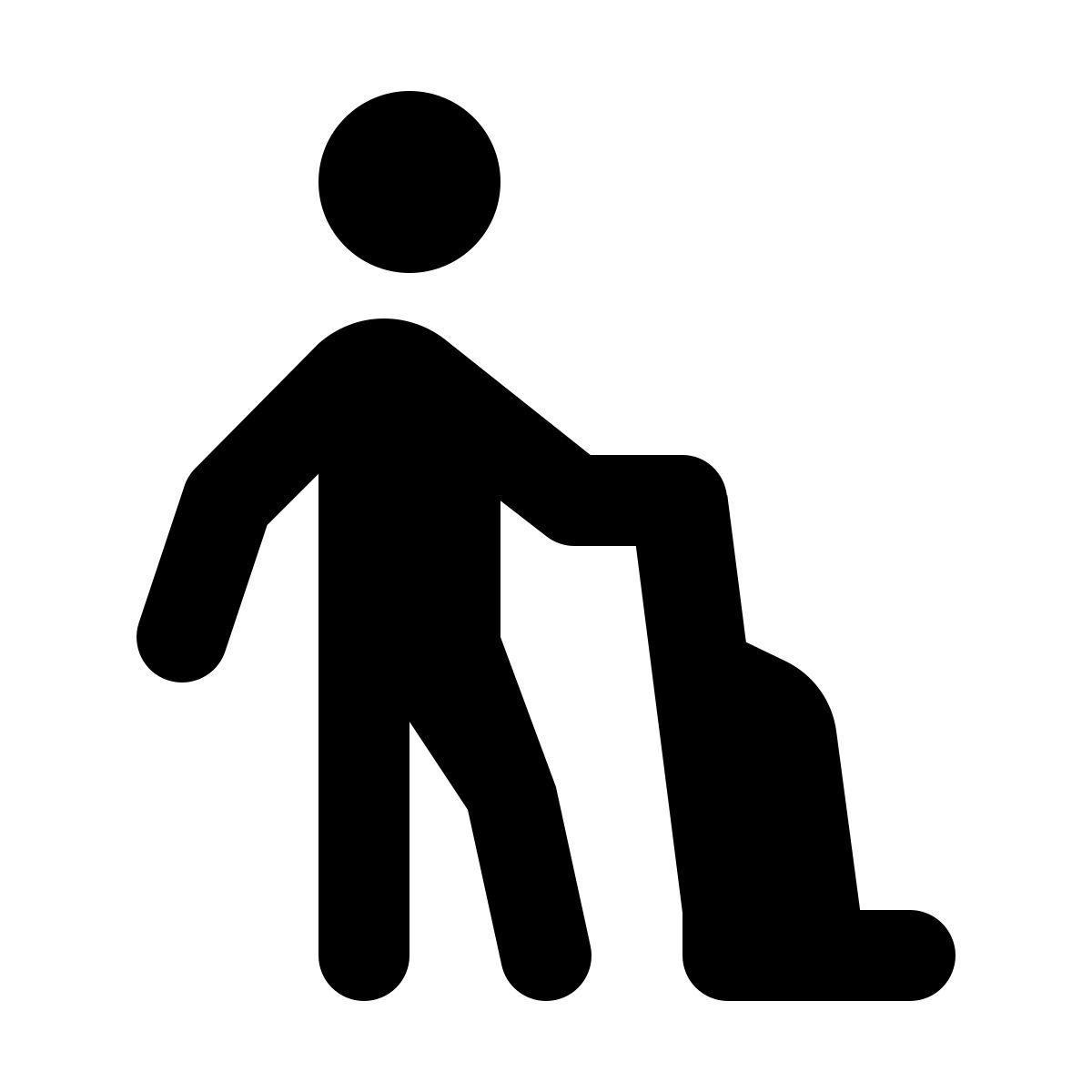 material rounded style 진공청소기 icon