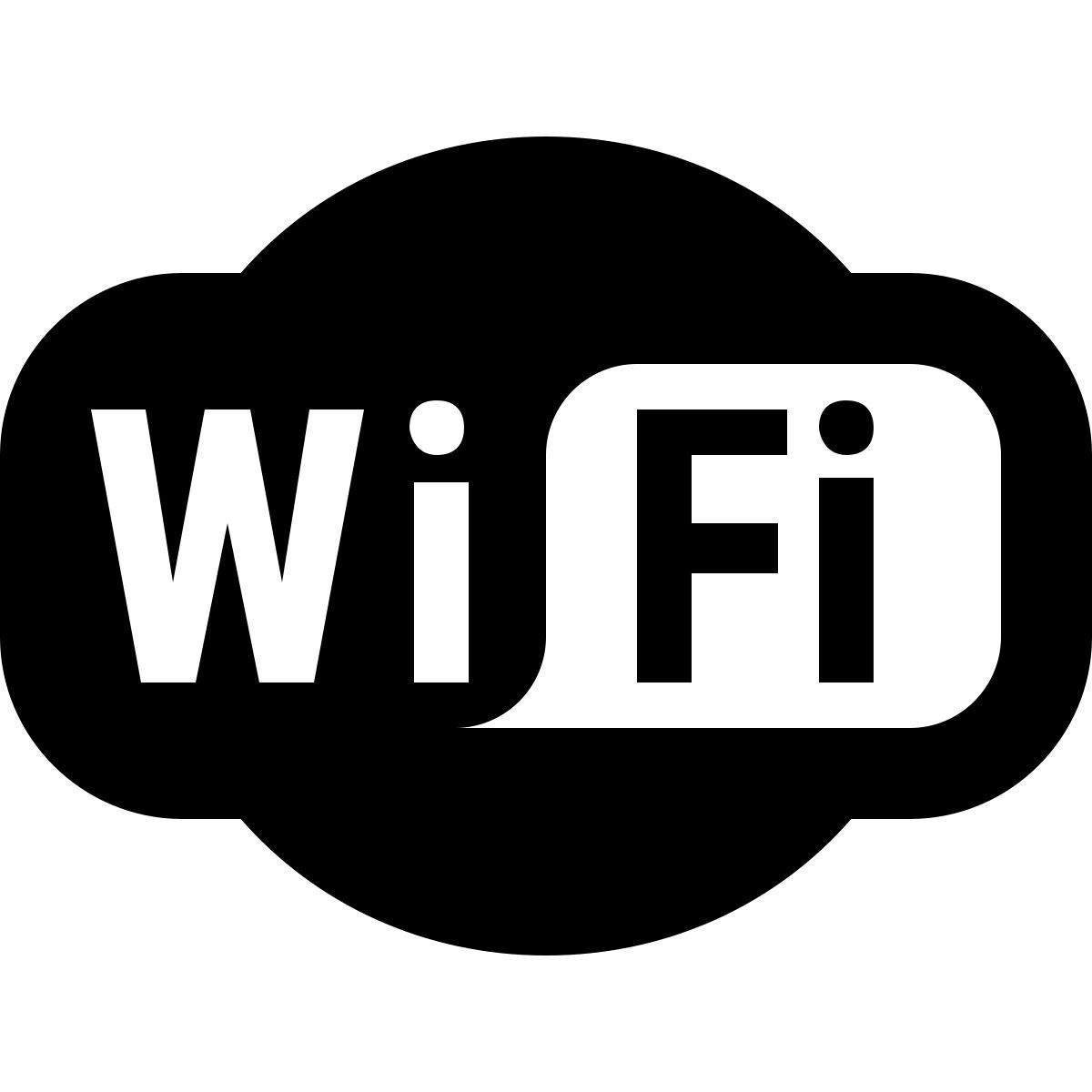 material rounded style wi fi logo icon