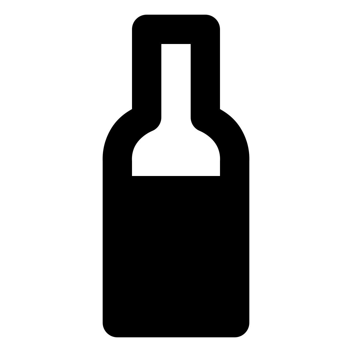 material rounded style wine icon