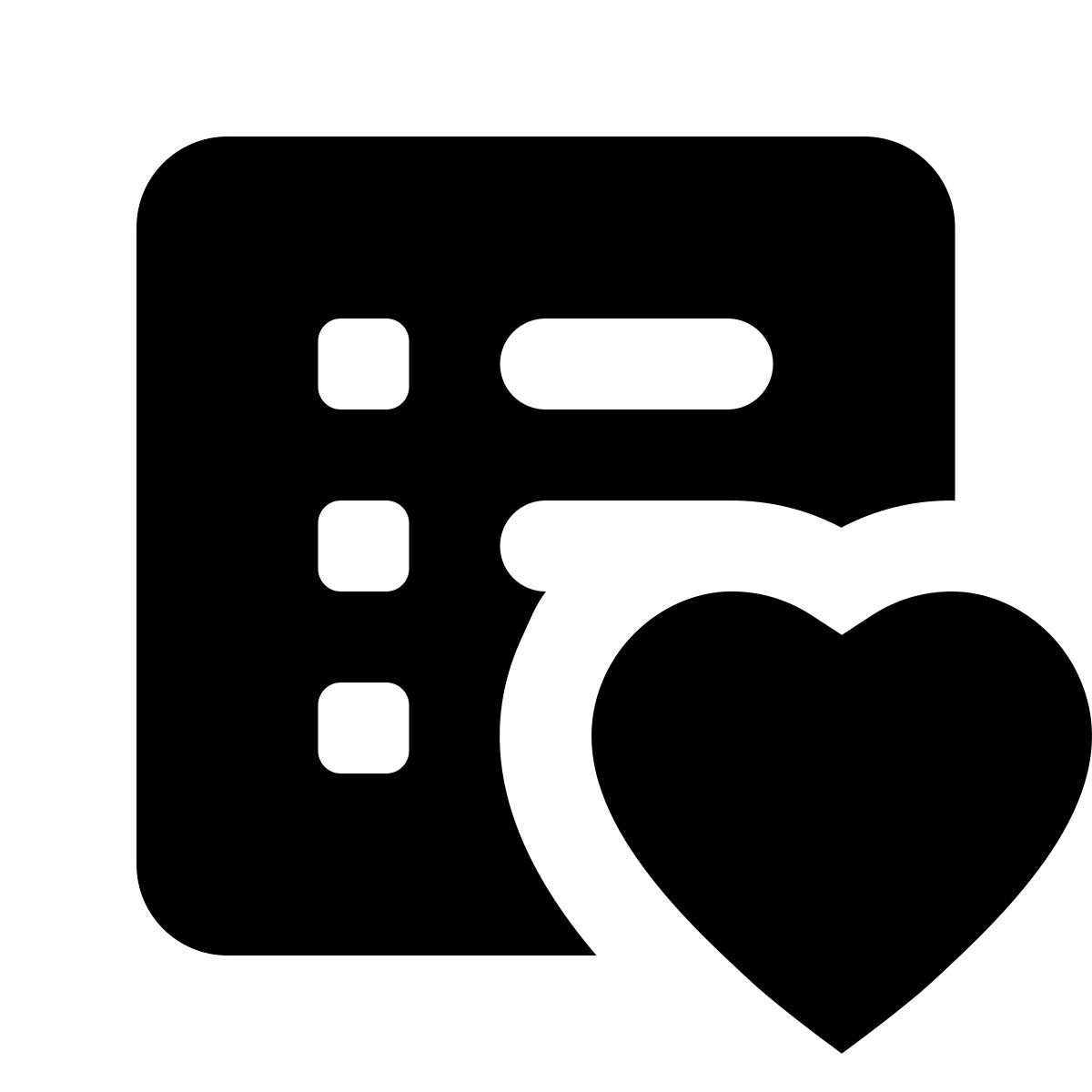 material rounded style wunschliste icon