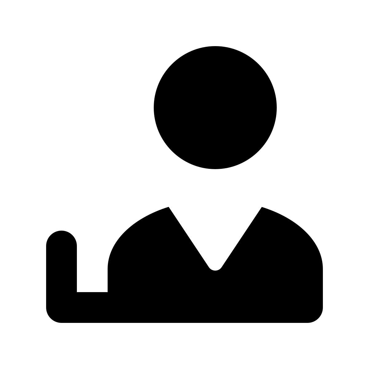 material rounded style working with papers icon