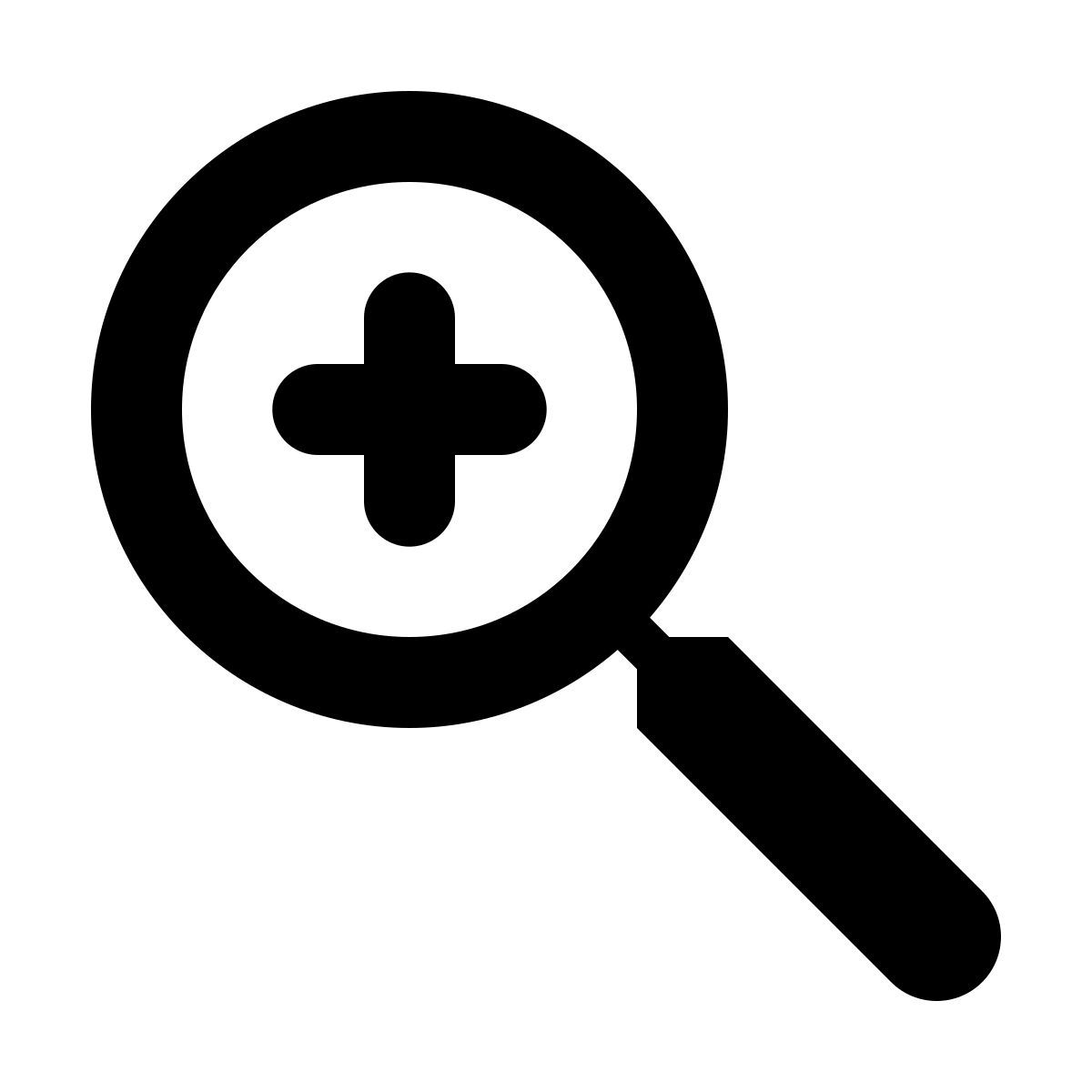 material rounded style hineinzoomen icon