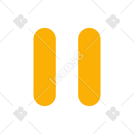 Yellow Pause Button