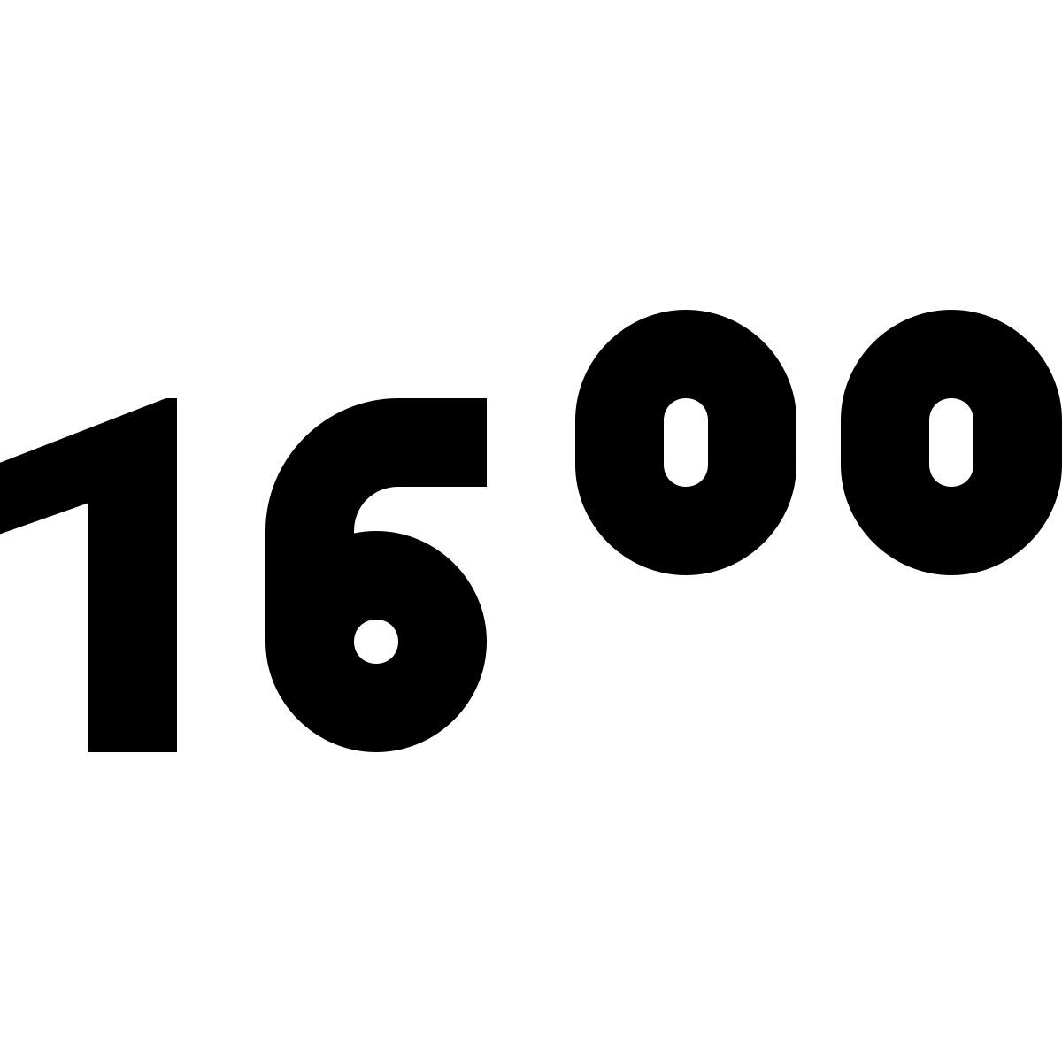 material sharp style 16:00 icon