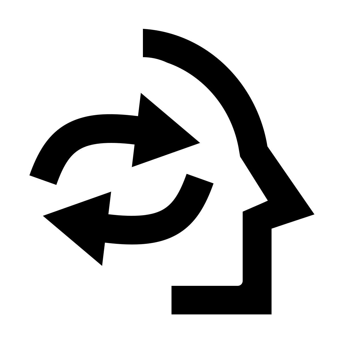 material sharp style tdah icon