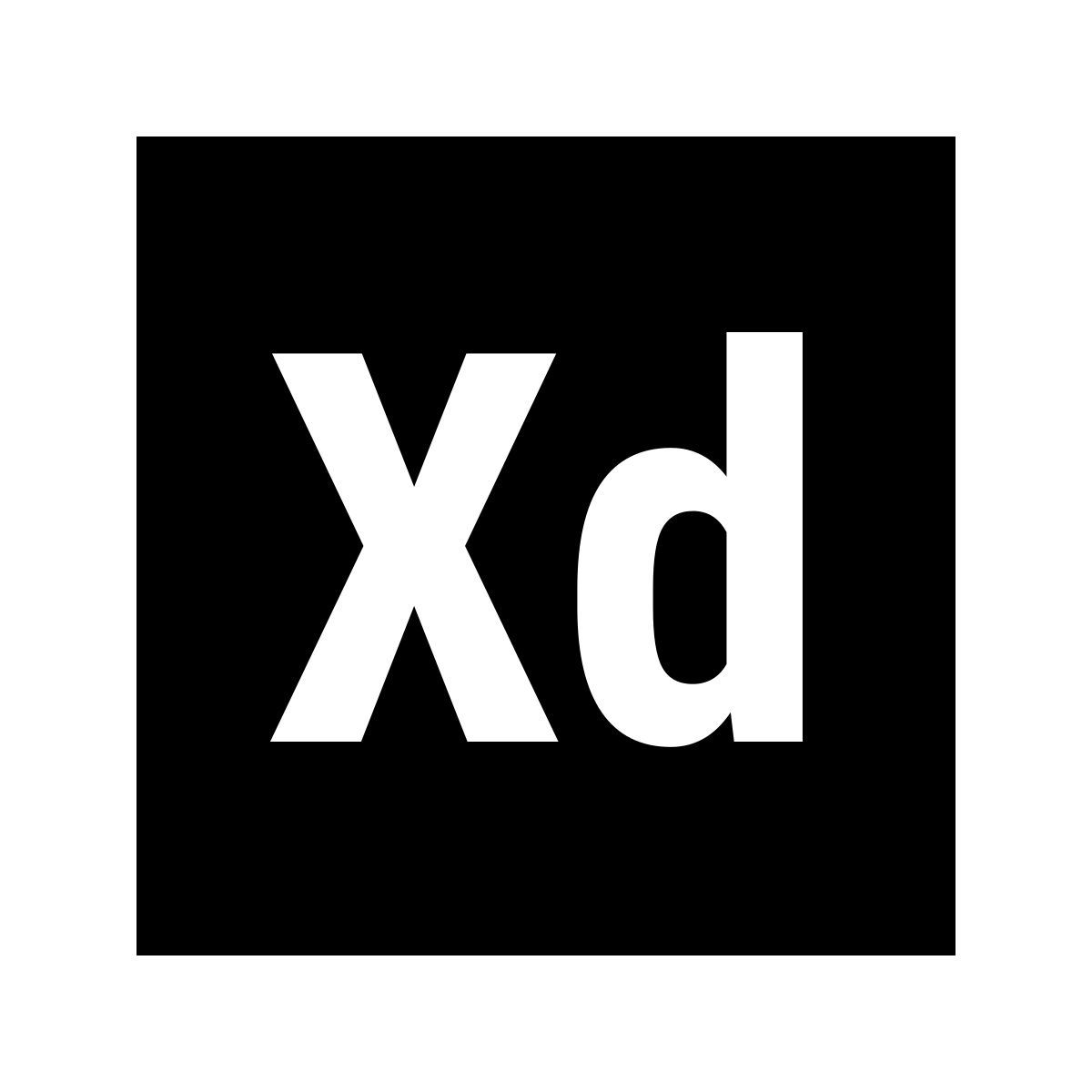 material sharp style adobe xd icon