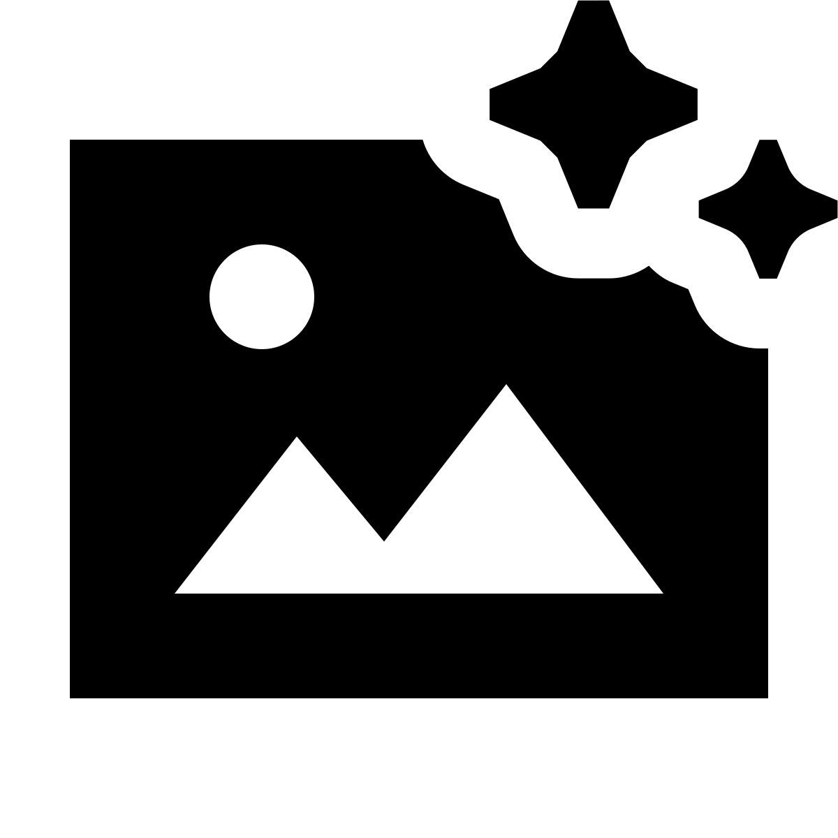 material sharp style imagen generada por ia icon