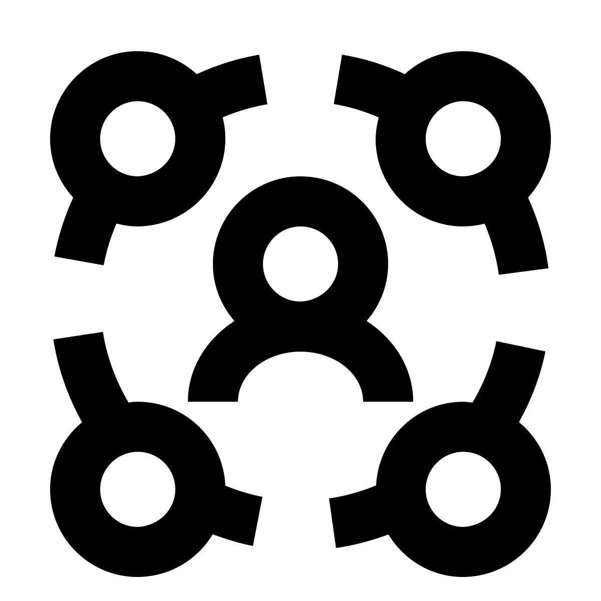 material sharp style astound people icon