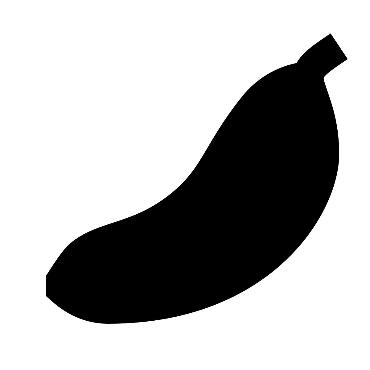 material sharp style plátano icon