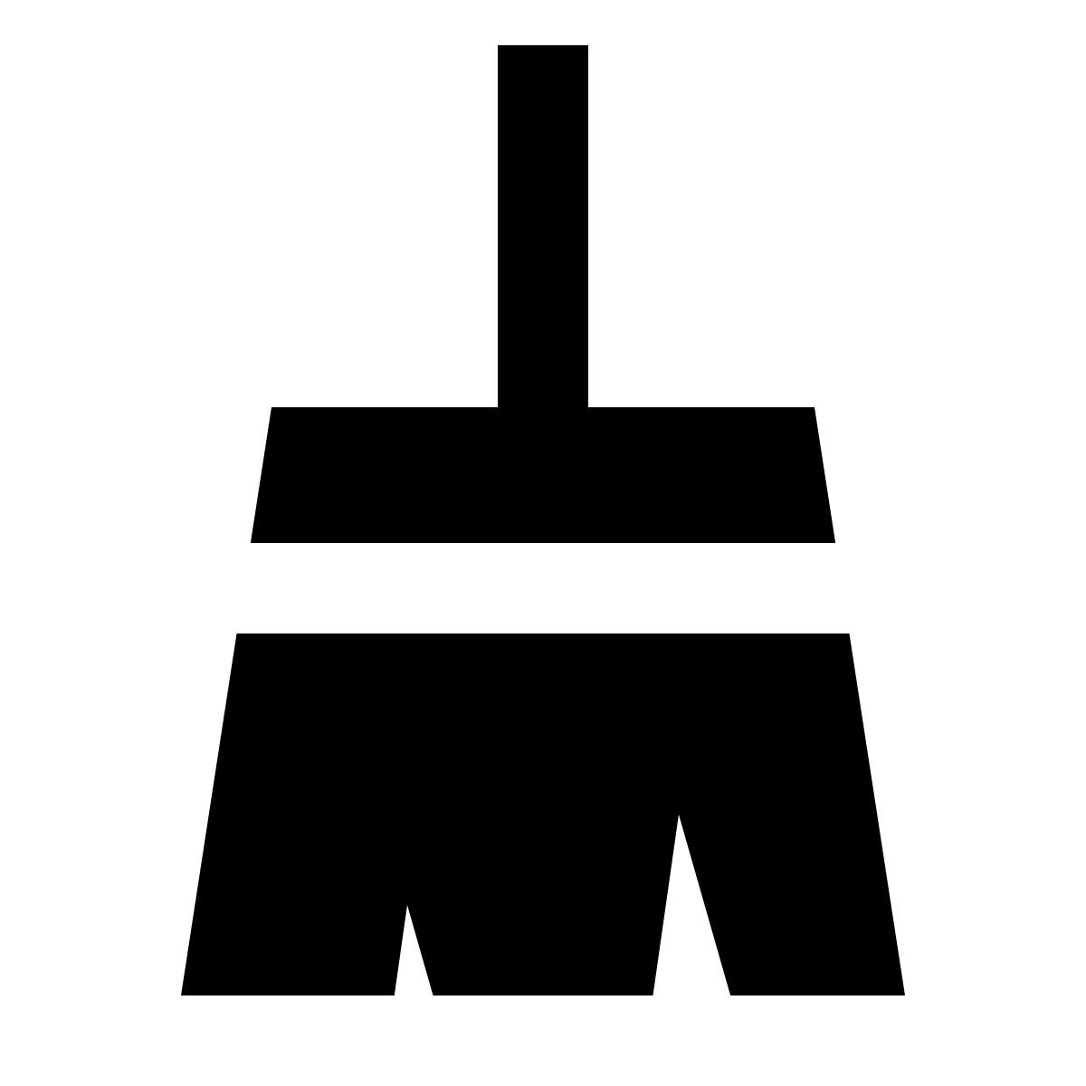 material sharp style broom icon