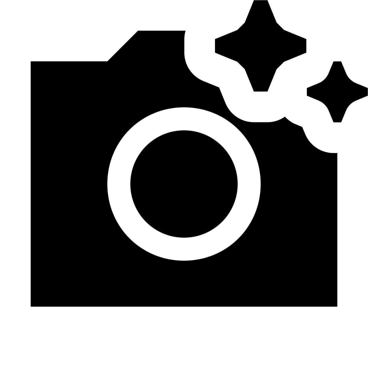 material sharp style 相机智能 icon