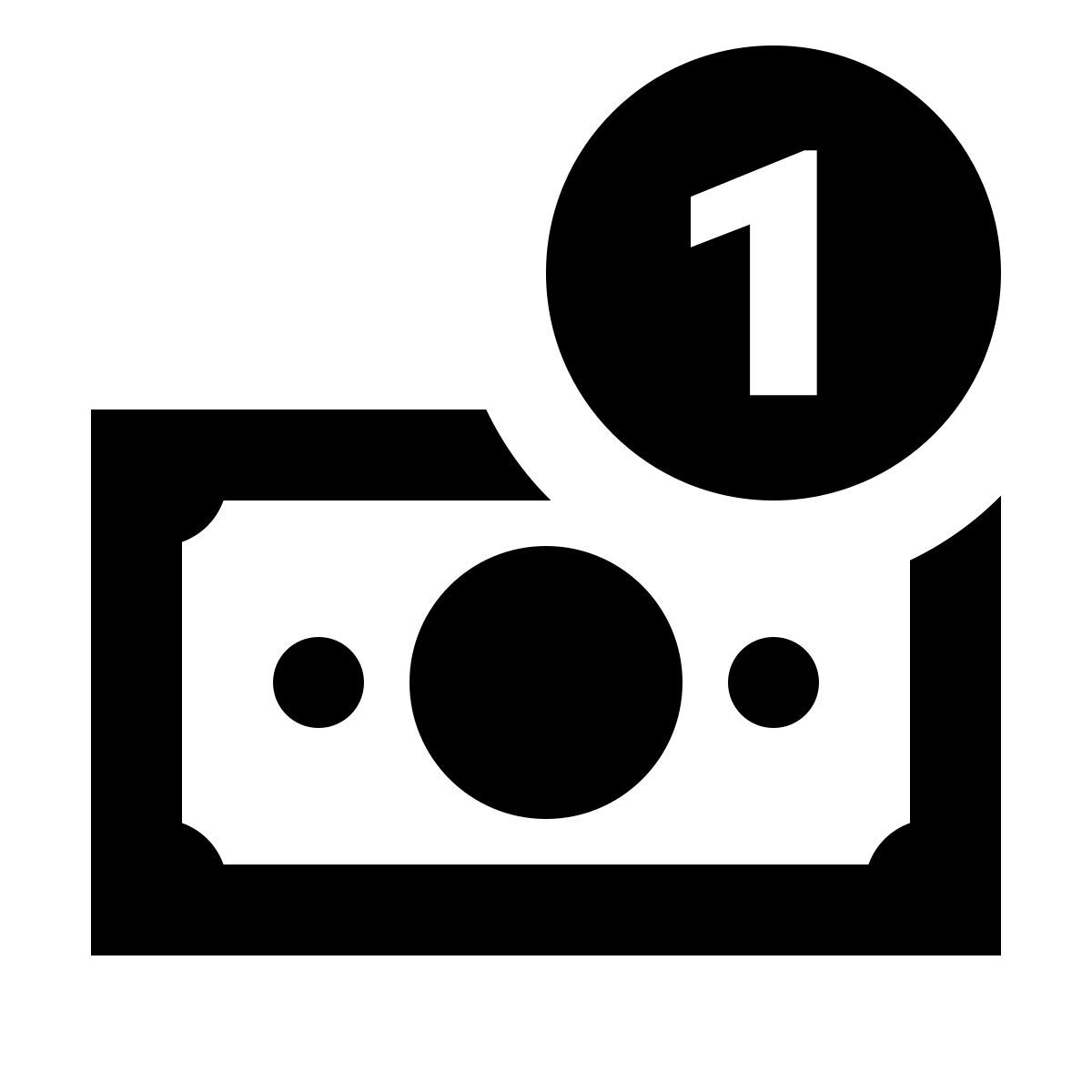 material sharp style kasse icon