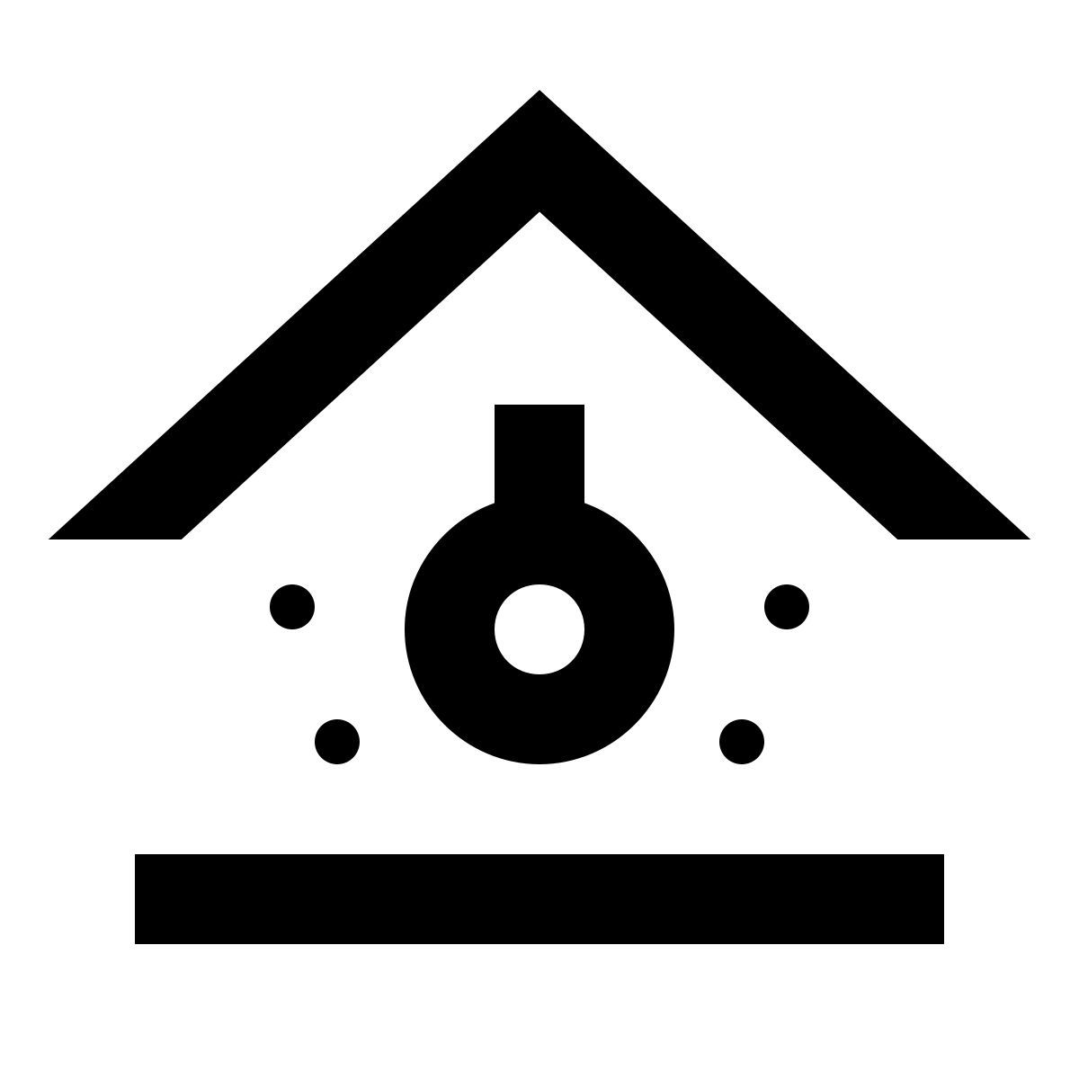 material sharp style ceiling light icon