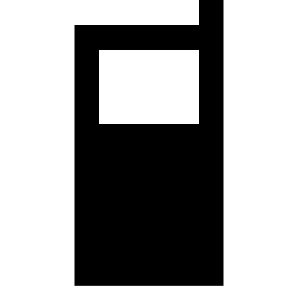 material sharp style téléphone portable icon