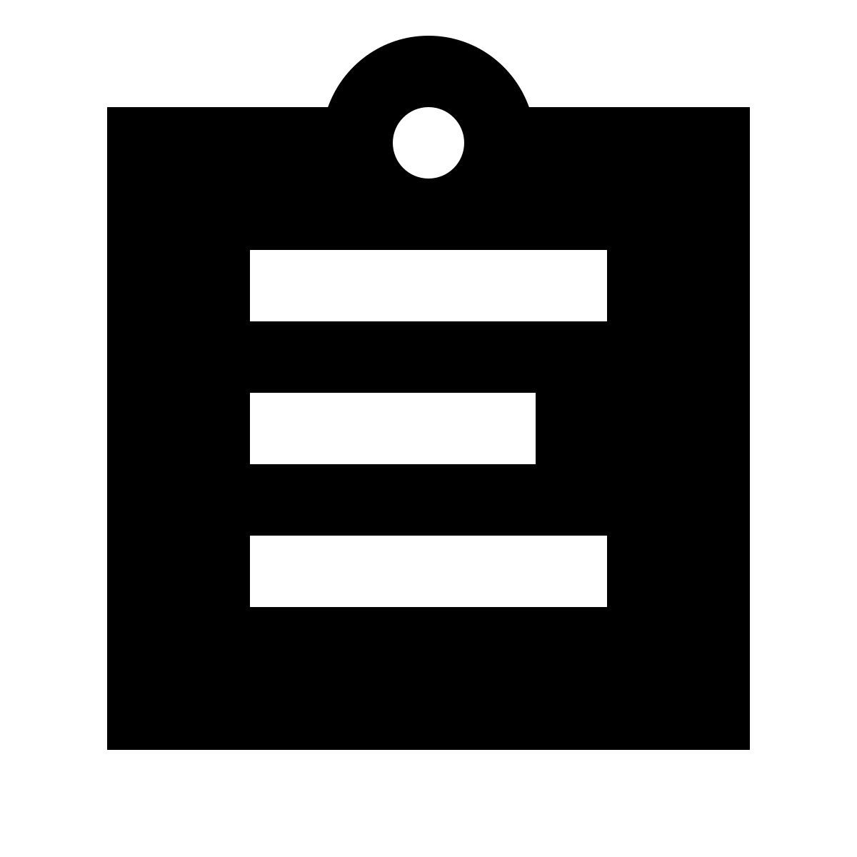 material sharp style 剪贴板 icon