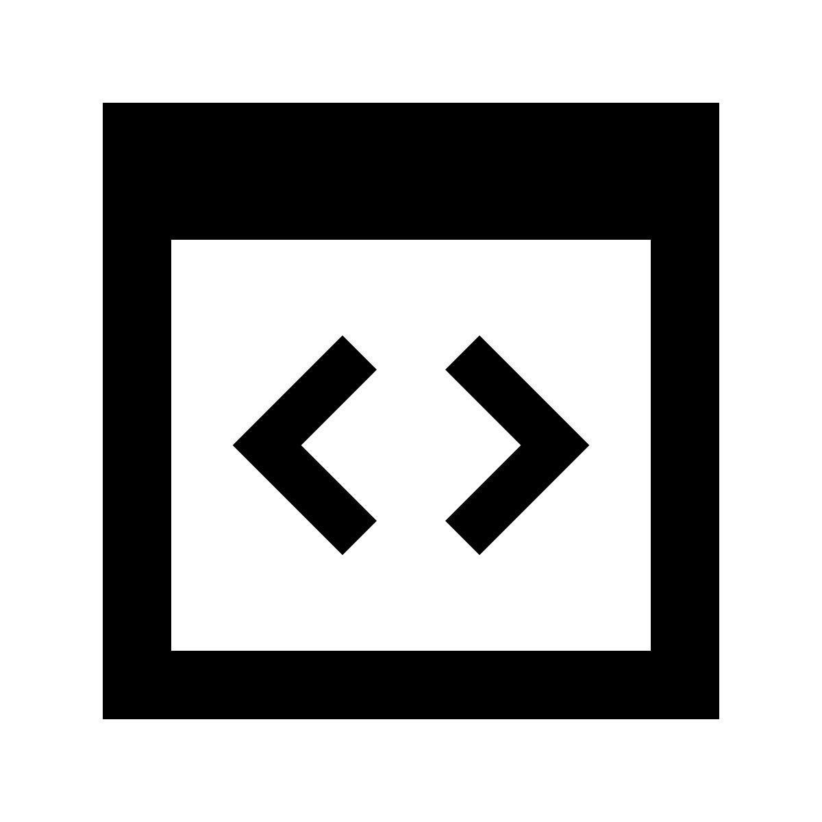 material sharp style código icon