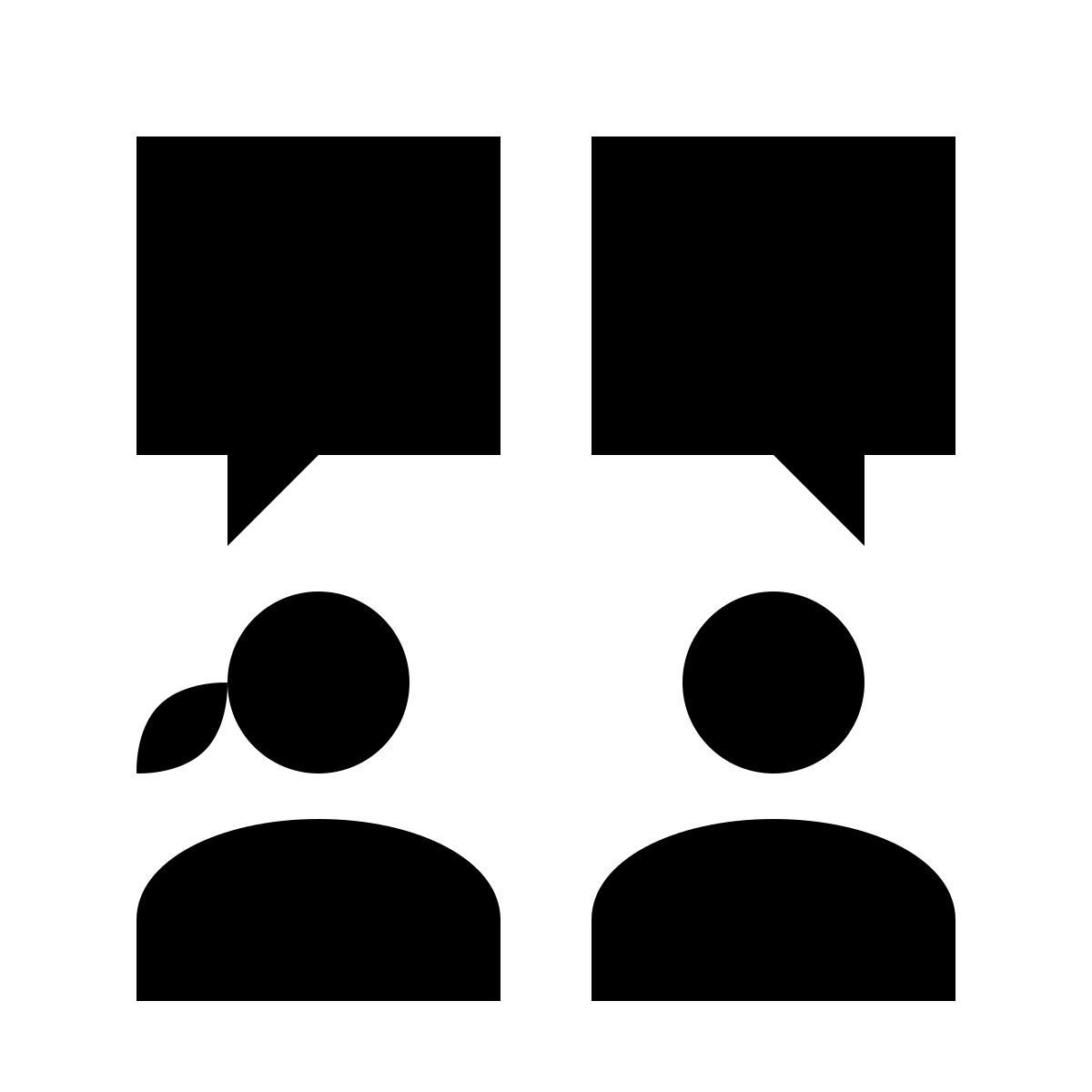 material sharp style 협업 여성 남성 icon