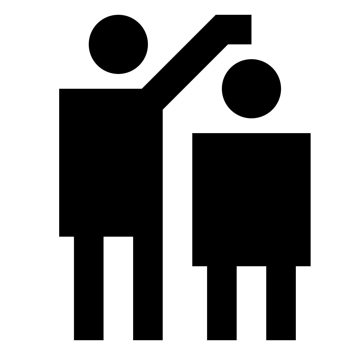 material sharp style gente icon