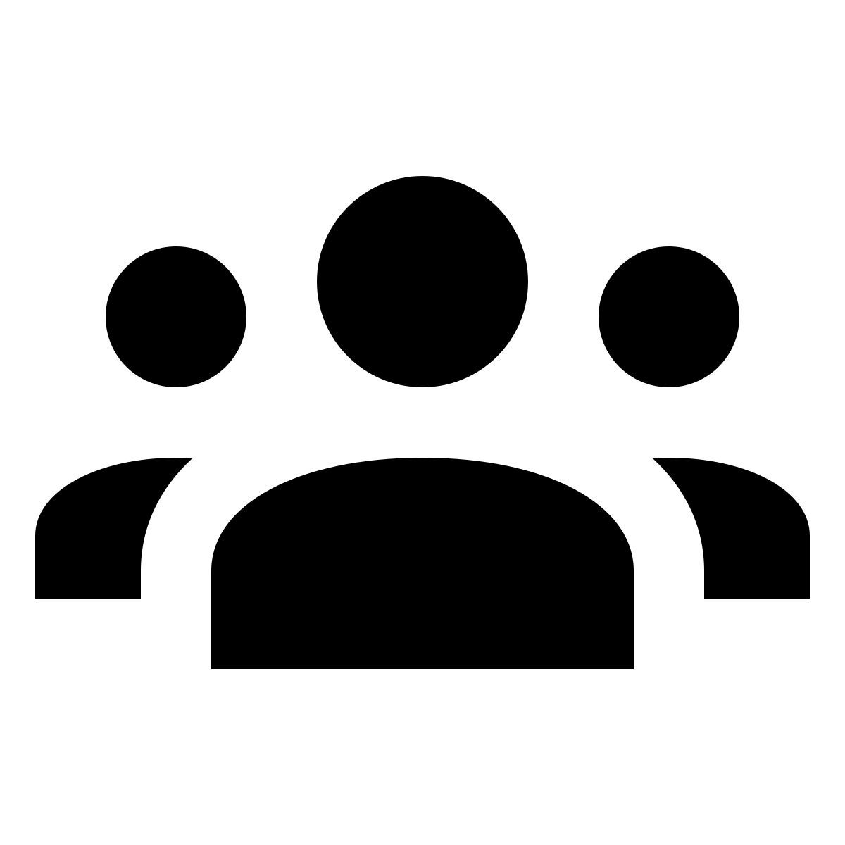 material sharp style staff icon