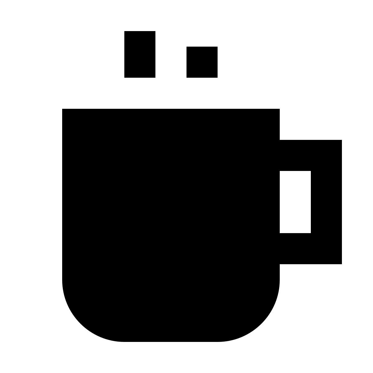 material sharp style tasse icon