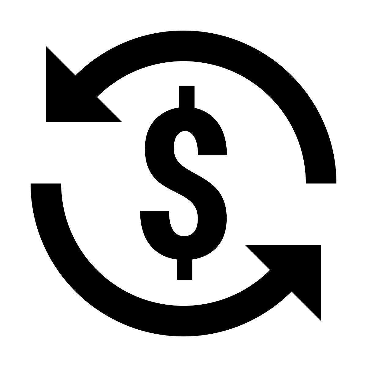 material sharp style cambio de divisas icon