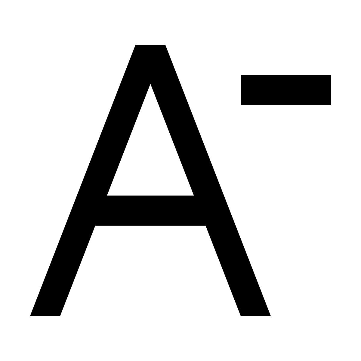 material sharp style 减小字体 icon