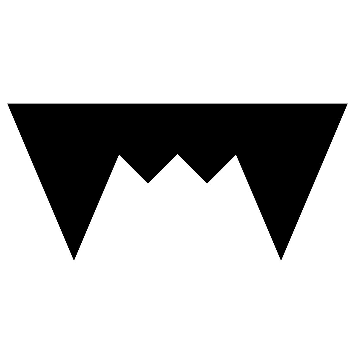 material sharp style demon mouth icon