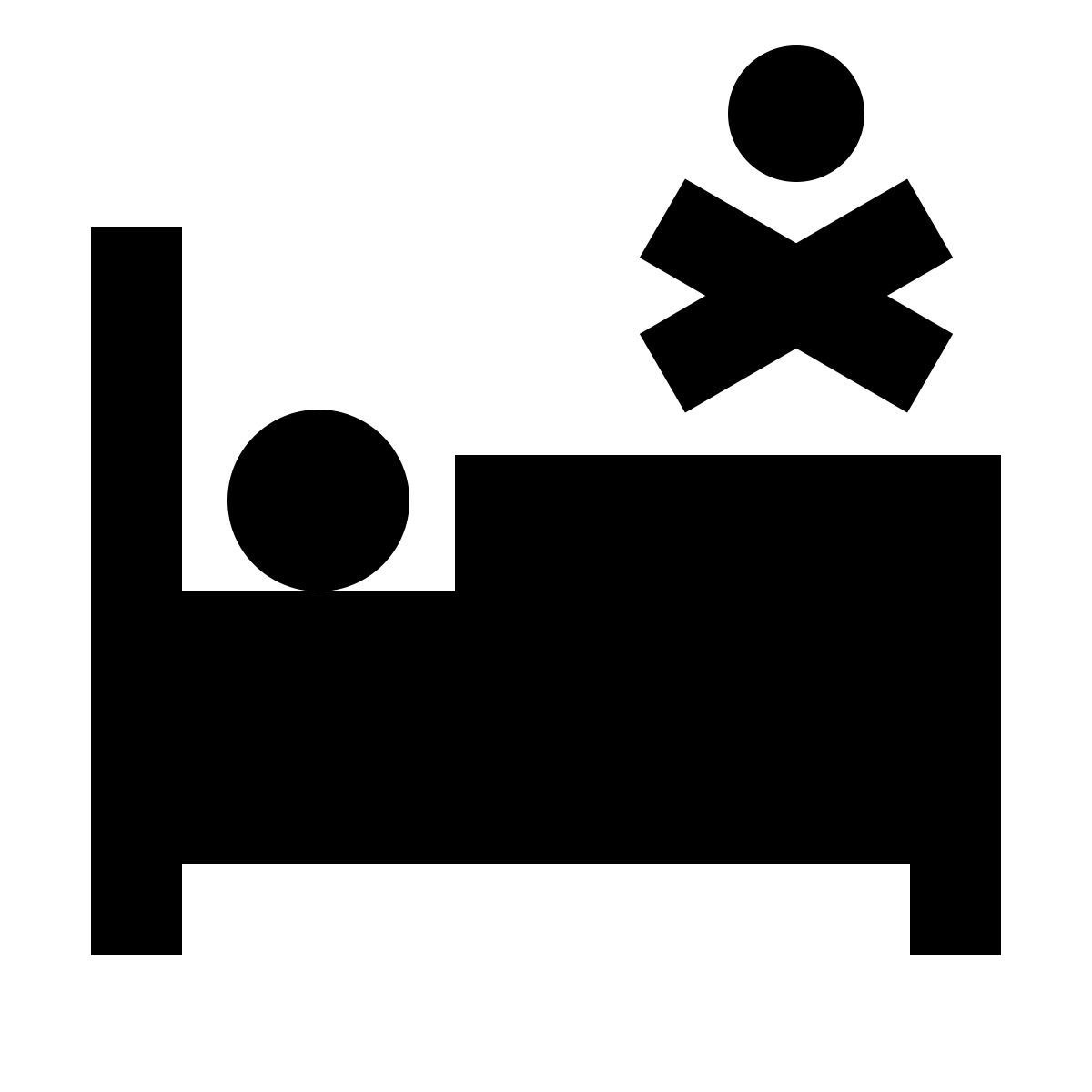 material sharp style im bett sterben icon