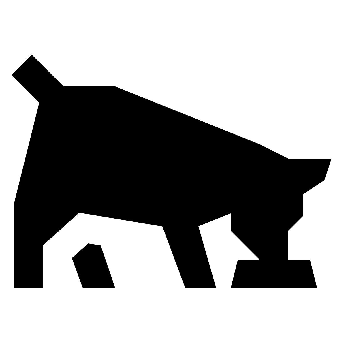 material sharp style comer perros icon