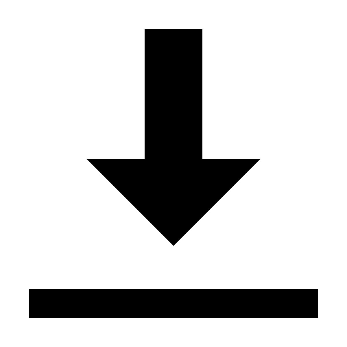 material sharp style download icon