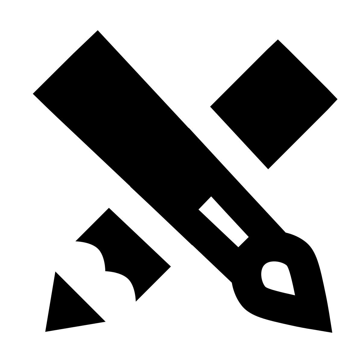 material sharp style drawing icon