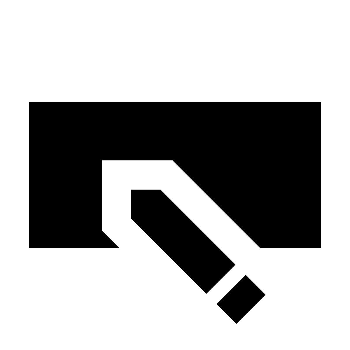 material sharp style edit row icon