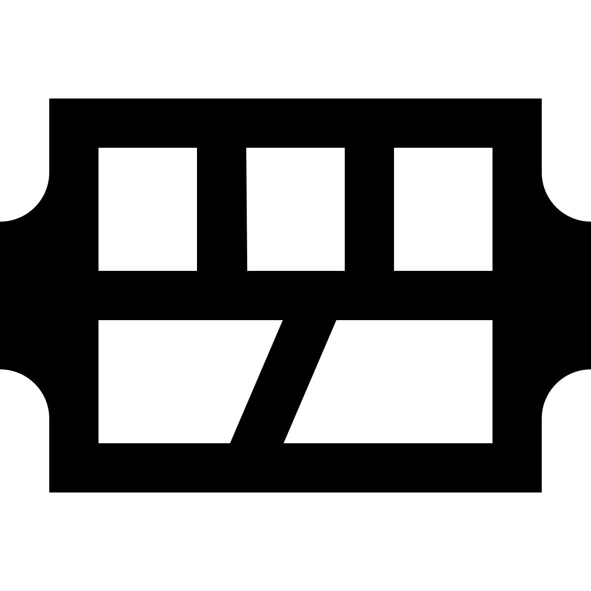 material sharp style bandeja vazia icon