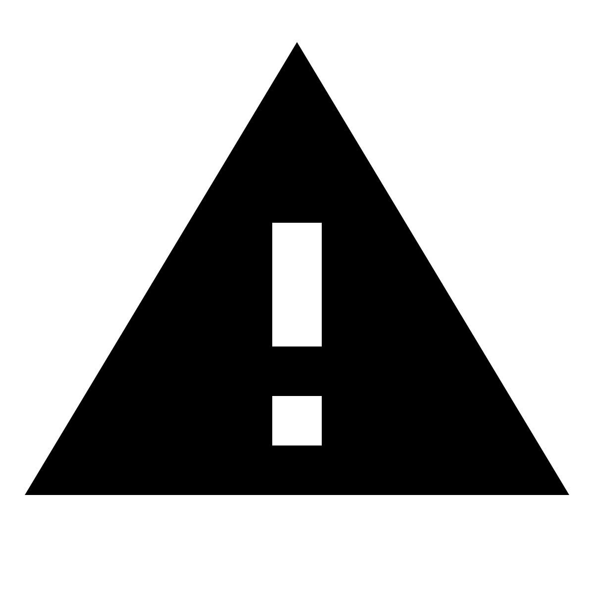 material sharp style erreur icon