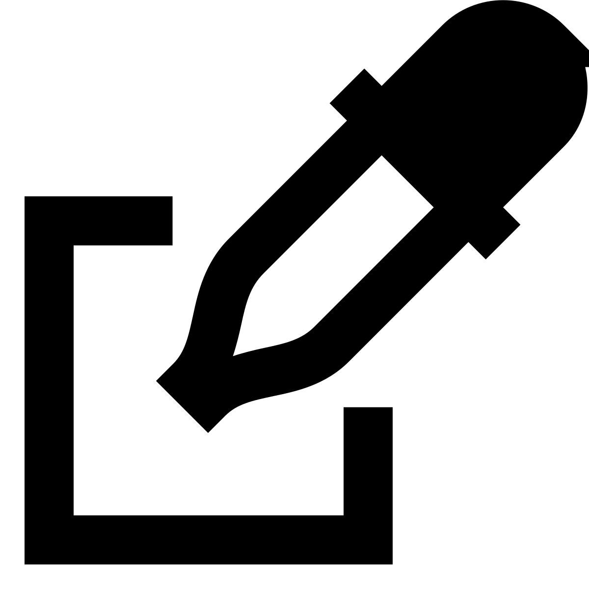 material sharp style example icon