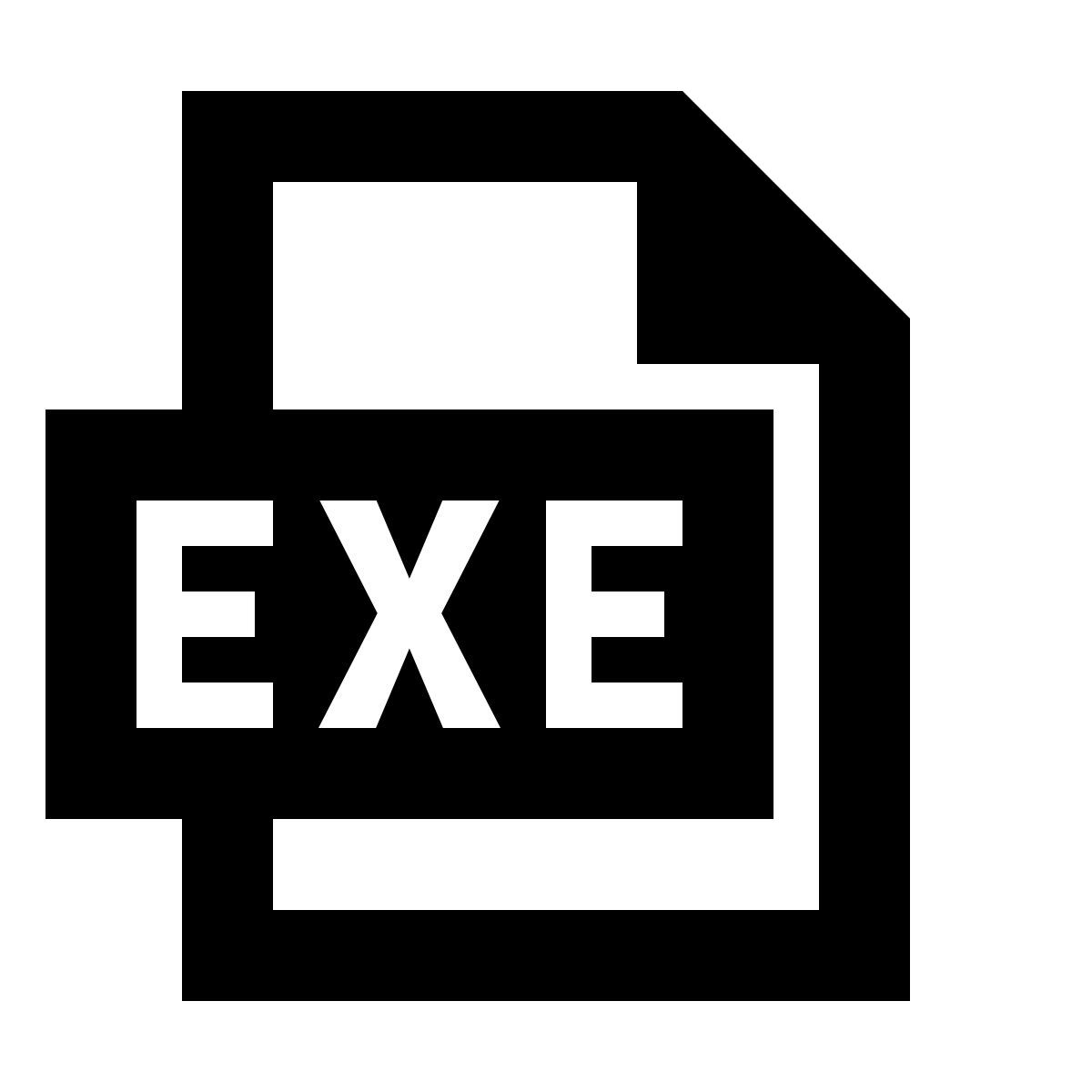 material sharp style exe icon