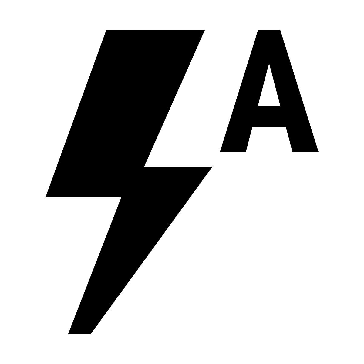 material sharp style flash automático icon