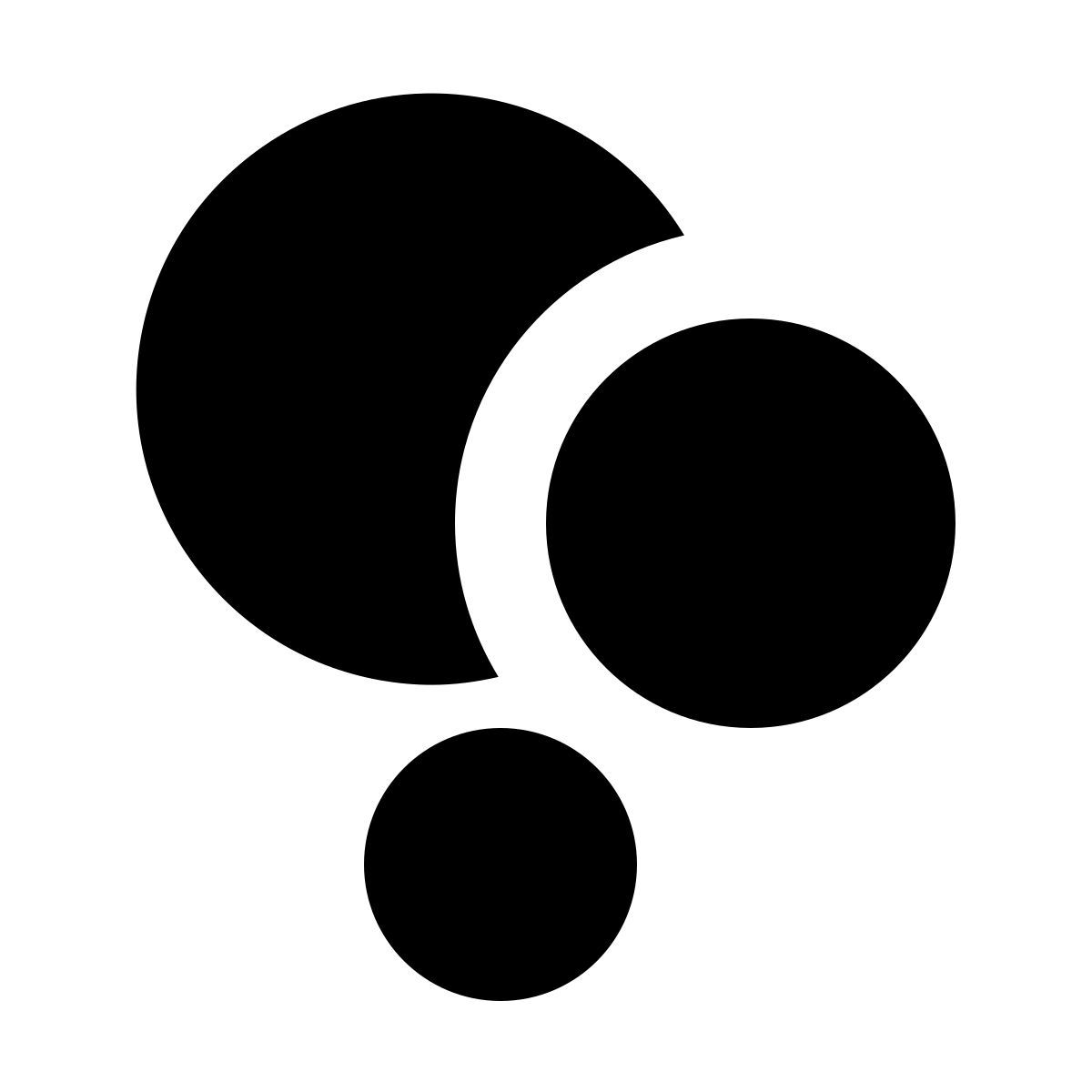 material sharp style bolle di schiuma icon