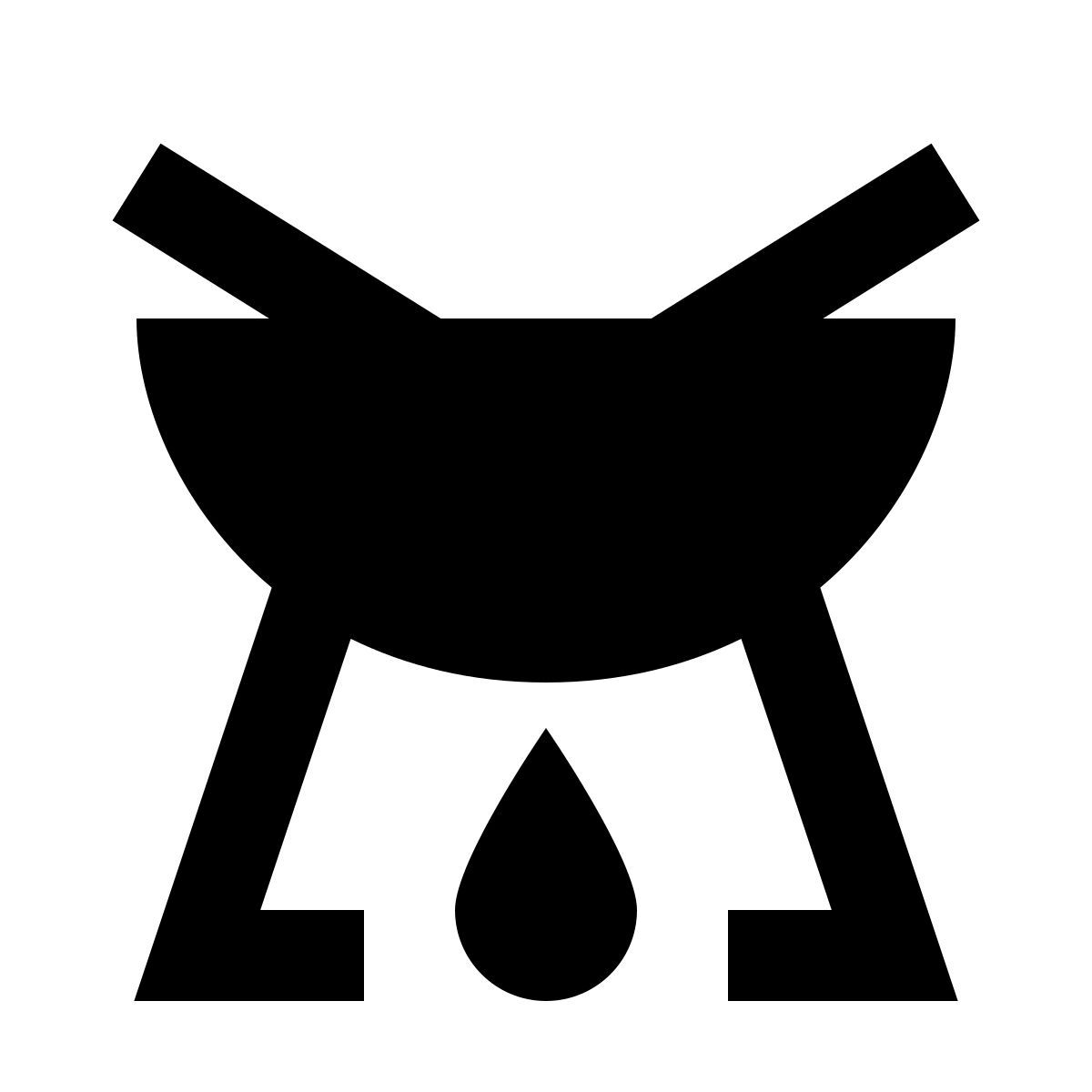 material sharp style fondue icon