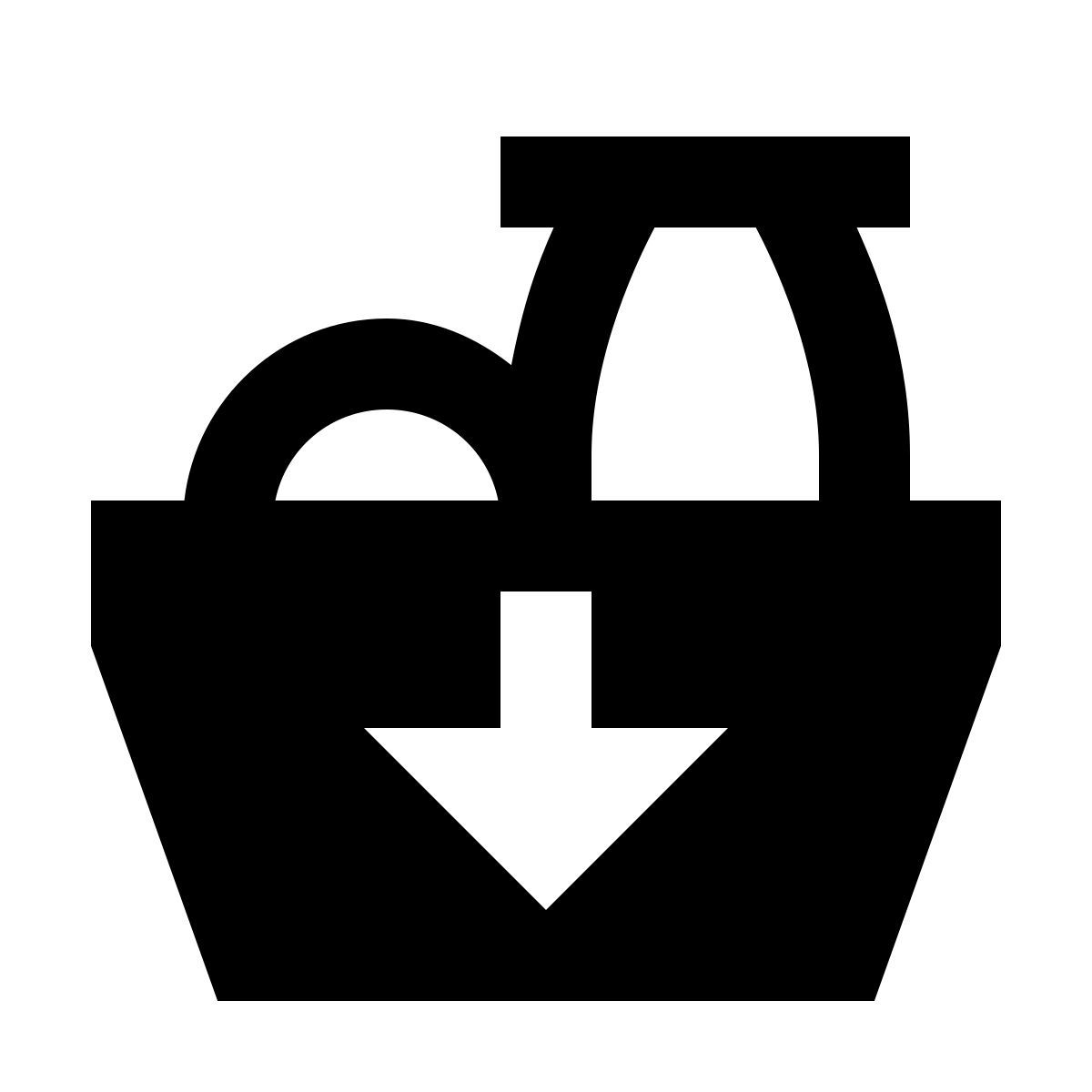 material sharp style donante de alimentos icon