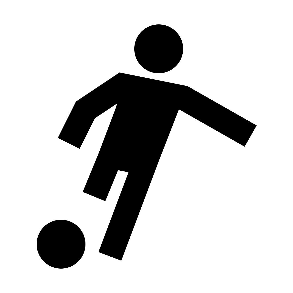 material sharp style football icon