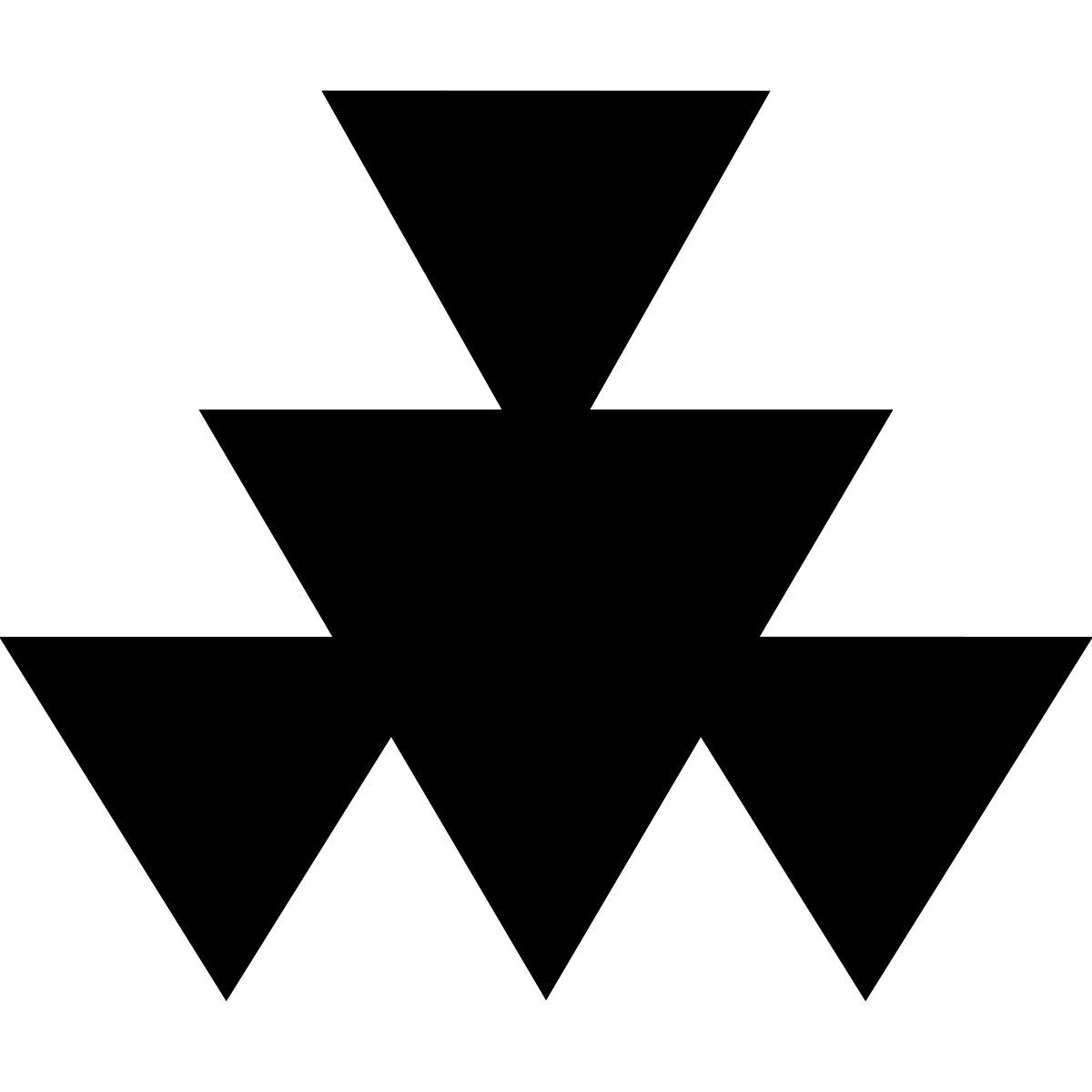 material sharp style fractal icon