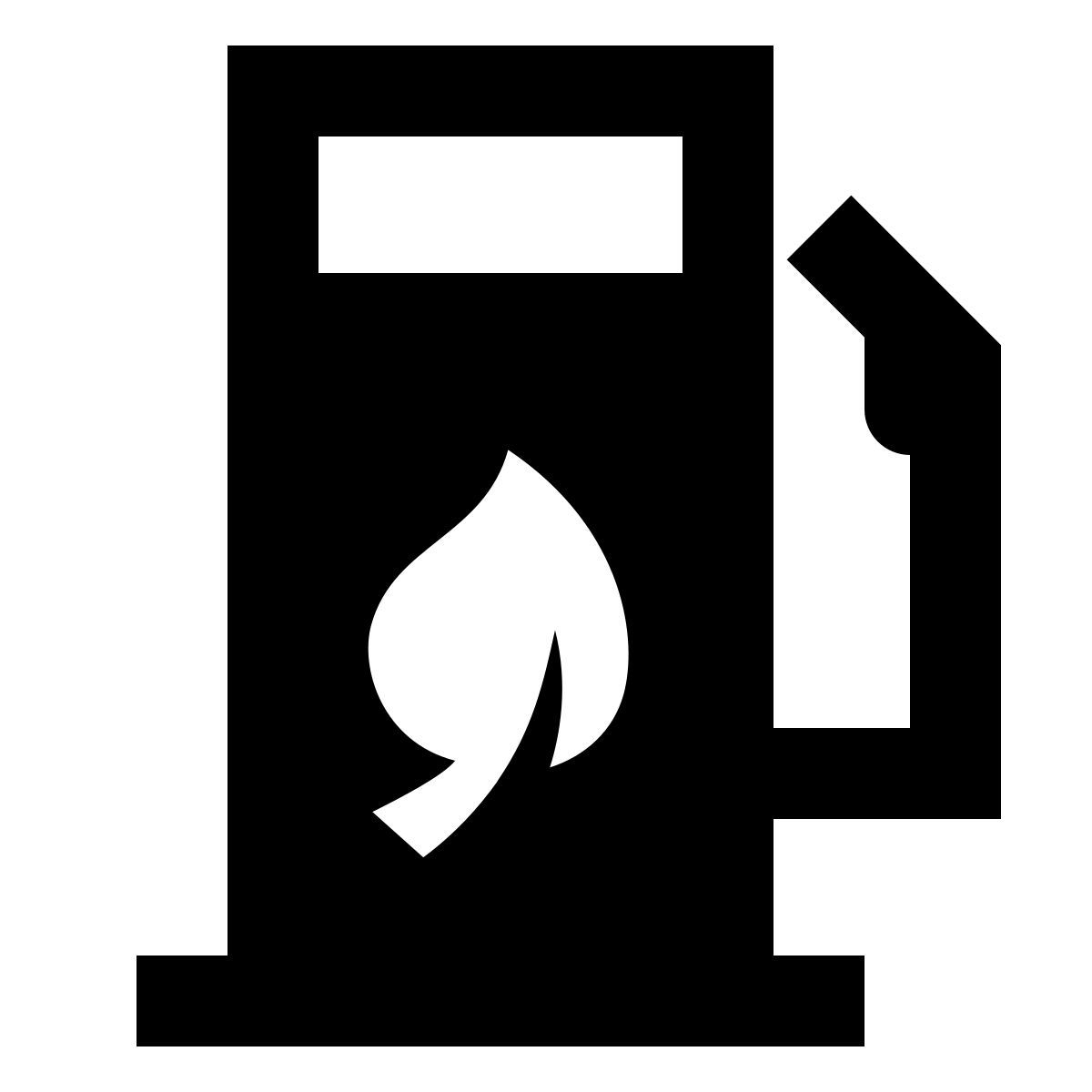 material sharp style gasolina icon