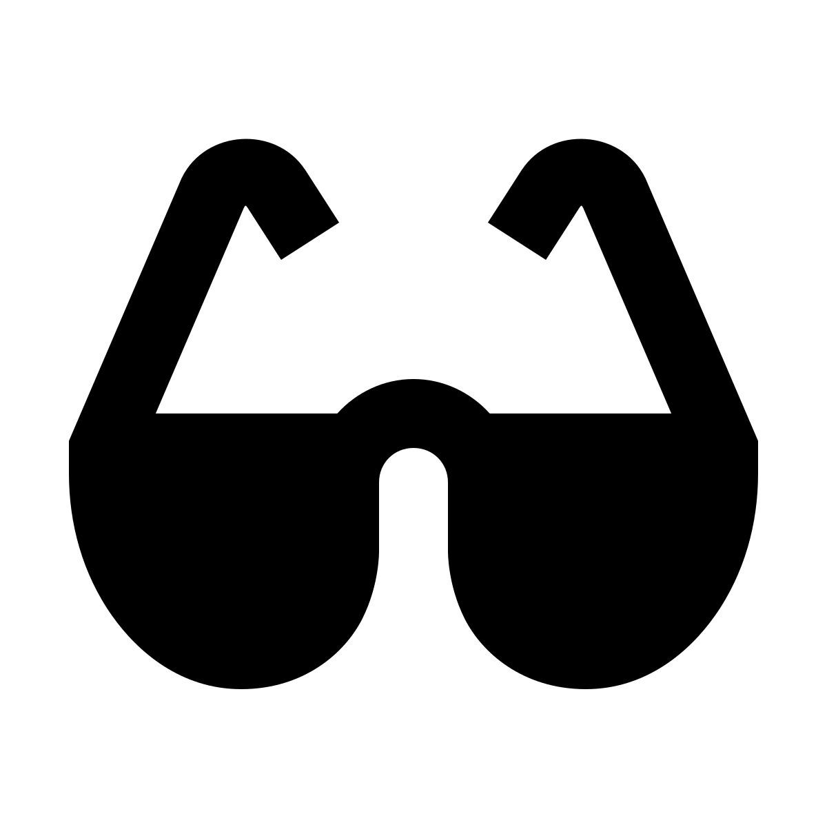 material sharp style 眼镜 icon