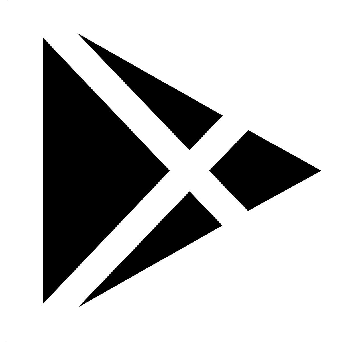 material sharp style 구글 플레이 icon