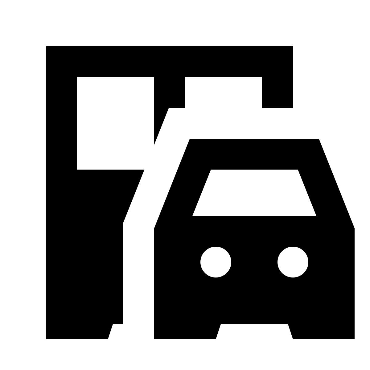 material sharp style transporte terrestre icon